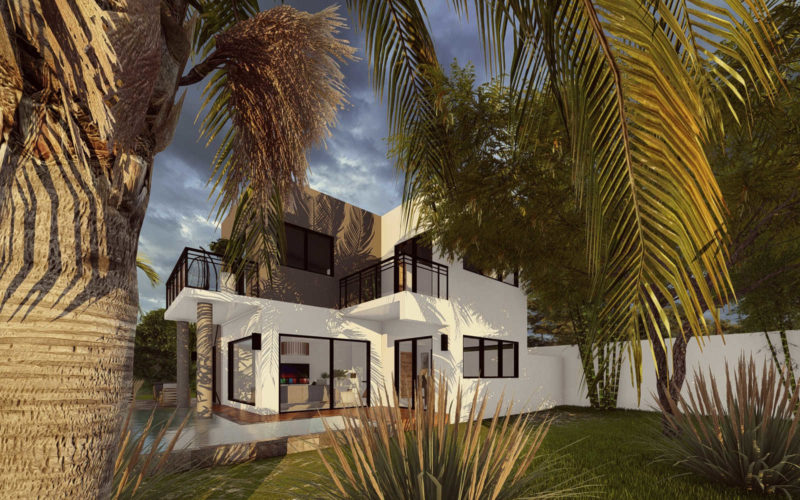 Villa Bella vue du jardin